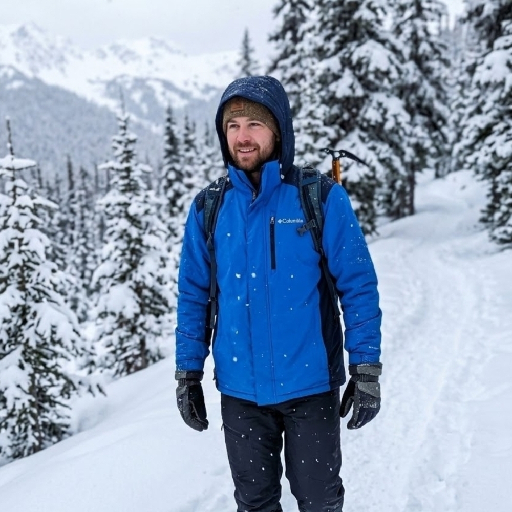 Columbia Men's Vibrant Blue Ski Jacket
